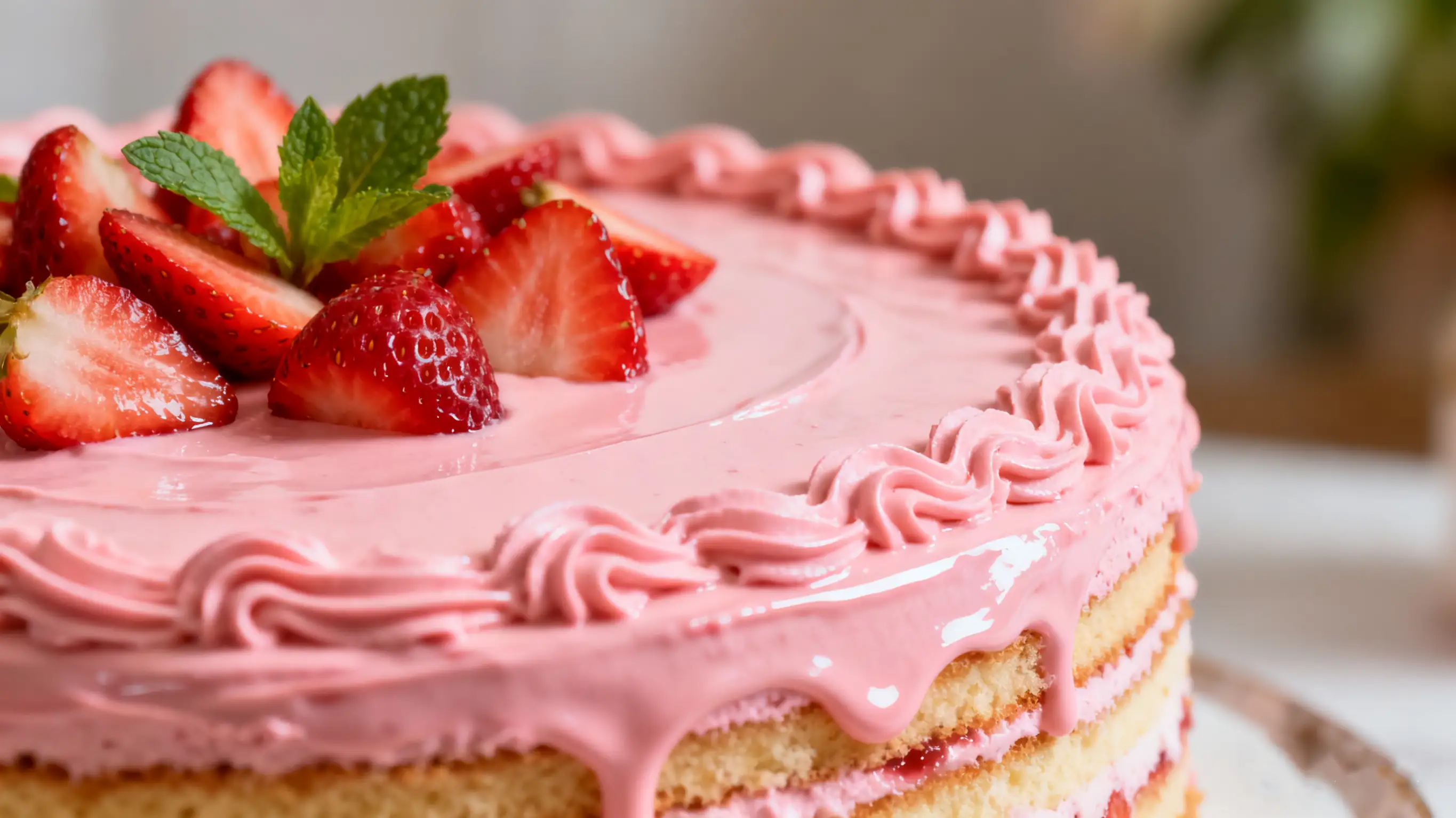 Strawberry cake