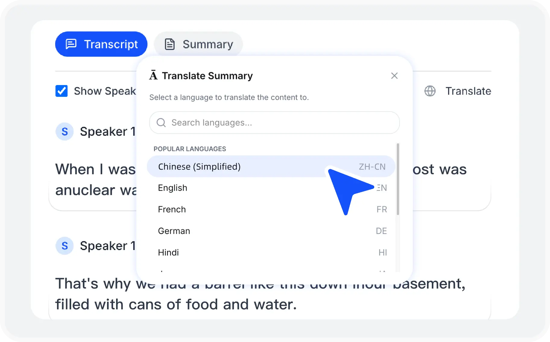 Multilingual compatibility